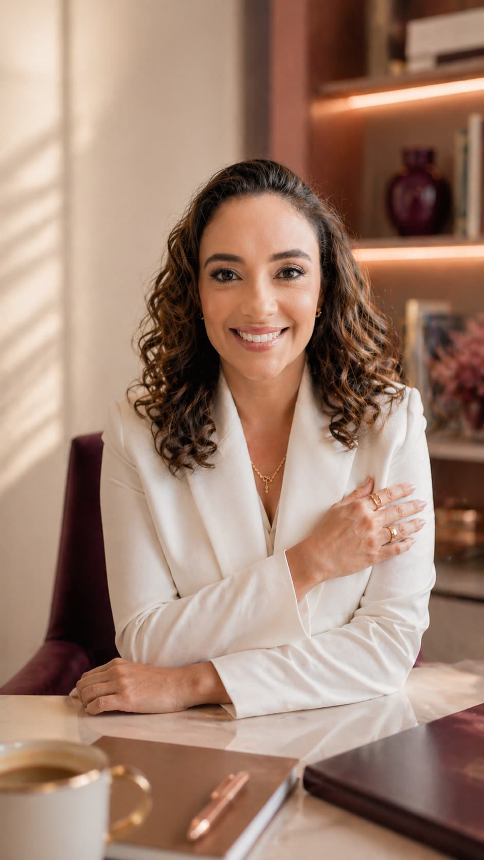 Dra. Rafaela Lacerda em seu consultório